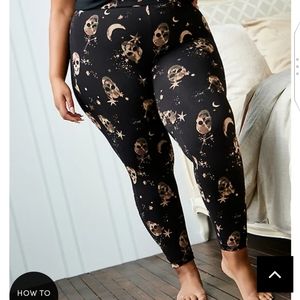 🆕☠️PREMIUM SLEEP LEGGING - SKULL/MOON PRINT ☠️